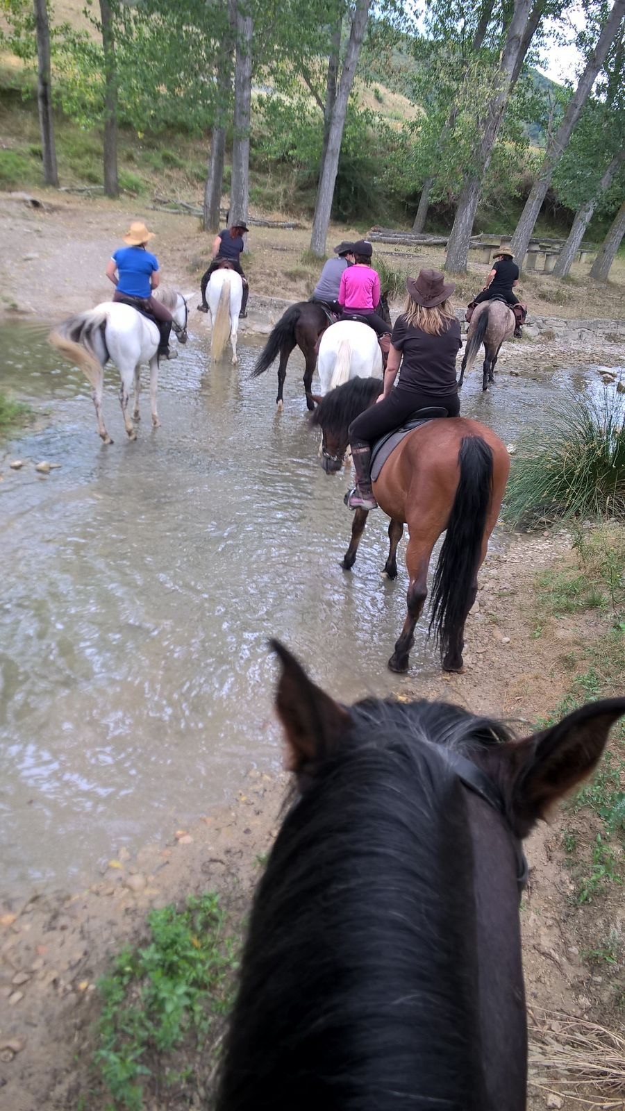 Travesía Labiano - Pantano de Alloz con el Club Hípico Biki Blasco